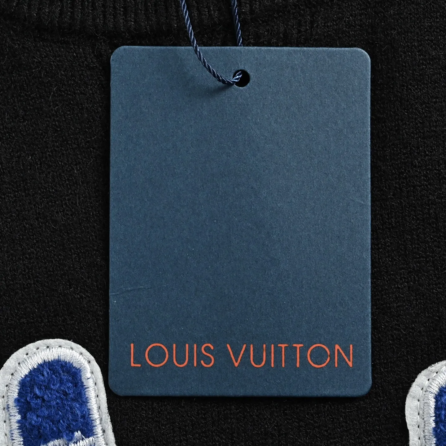 Louis Vuitton/Louis Vuitton gesture embroidered knitted sweater